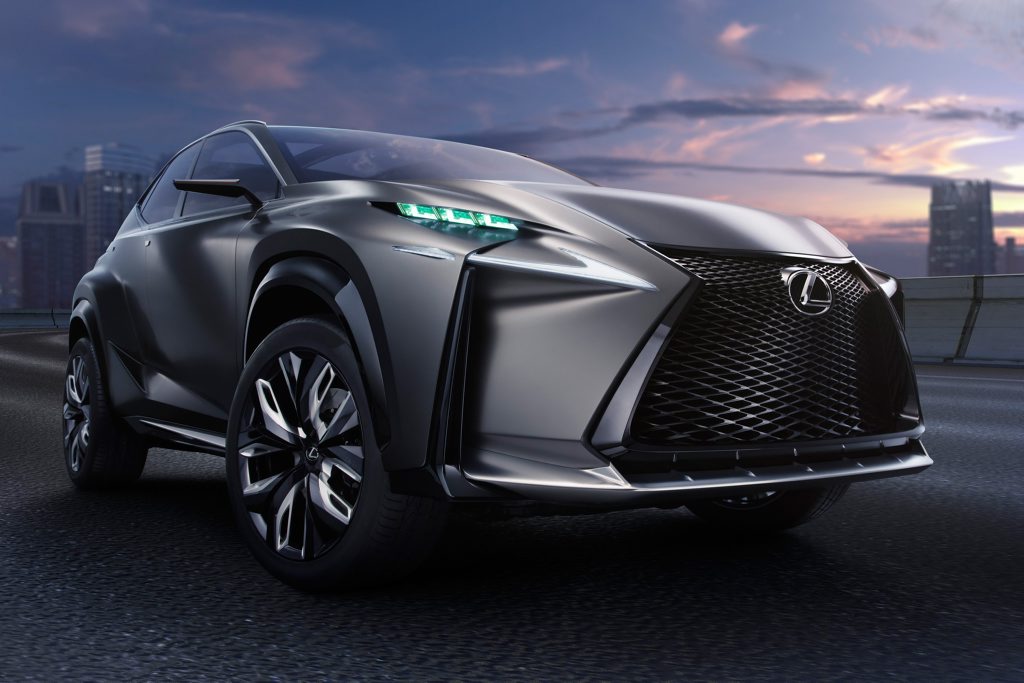 The Lexus LF-NX Turbo. The Lexus LF-NX Turbo.